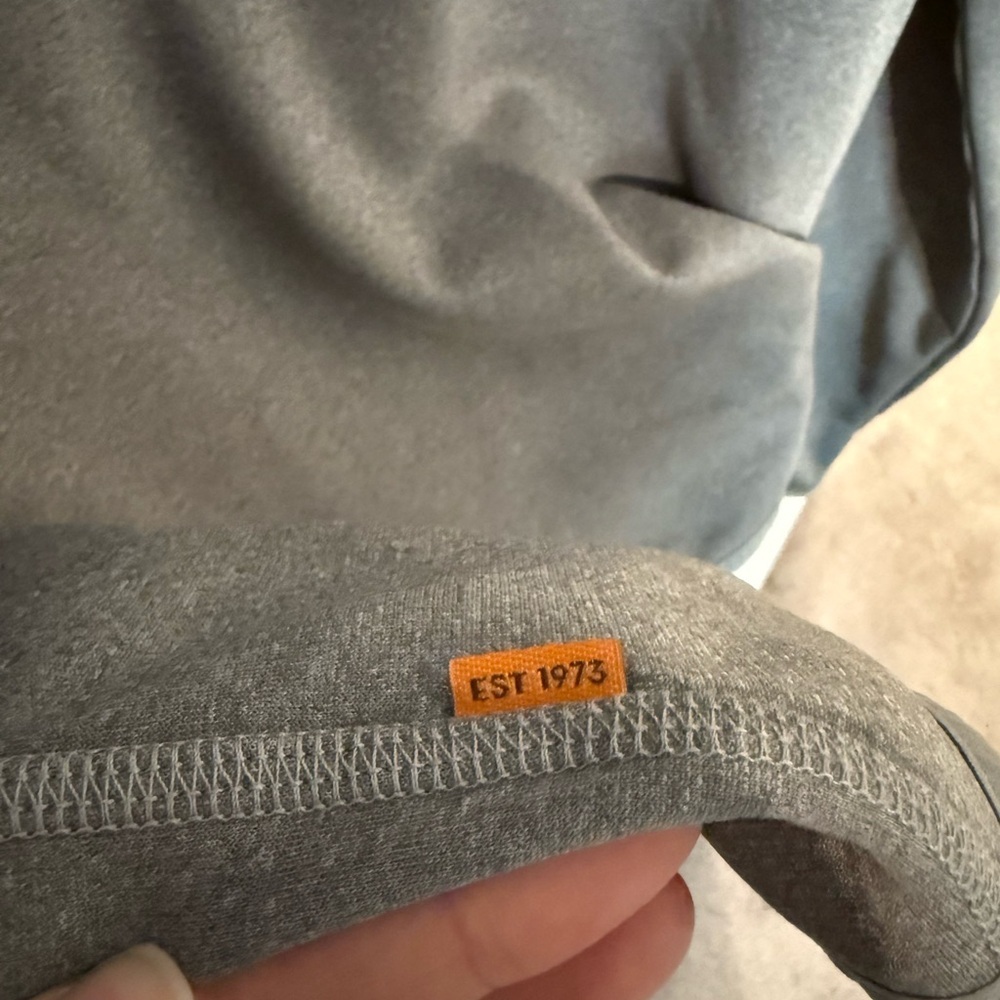 Timberland Gray Zip Up Sweater with Stand-Up Collar - Picture 5 of 6